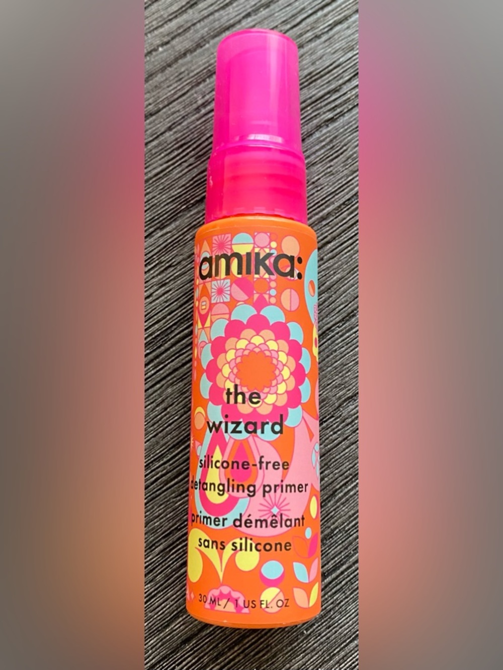 Amika “The Wizrard” Detangling Primer. Silicone-free, travel size, never used.